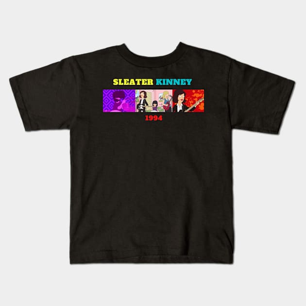 Sleater Kinney Kids T-Shirt by 29 hour design